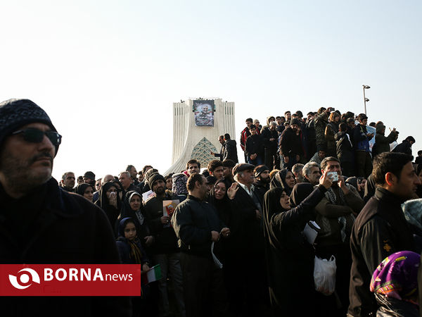 تشییع پیکر سردار شهید حاج قاسم سلیمانی در تهران