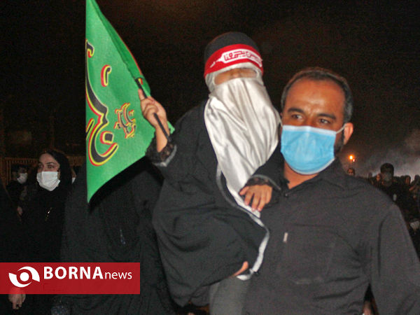 همگامی جاماندگان لامرد فارس با پیاده روی اربعین