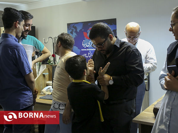 حضور اعضای « جمعیت طلوع بی نشان ها  » در خبرگزاری برنا