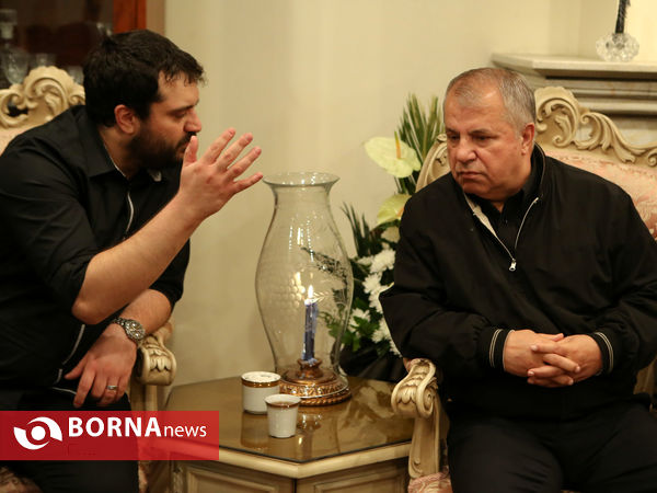حضور بازیکنان استقلال و اهالی فوتبال در منزل مرحوم پورحیدری