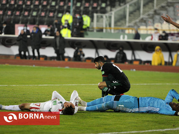 دیدار تیم های فوتبال ایران - امارات