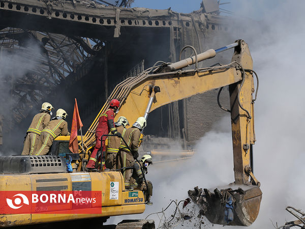 هفتمین روز حادثه پلاسکو