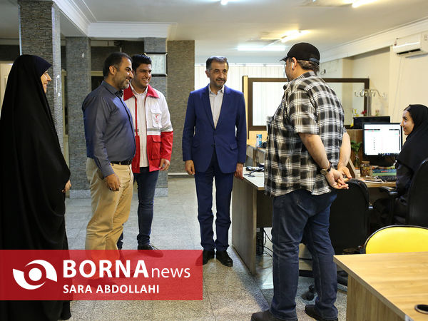 حضور رییس مجتمع دارویی درمانی هلال احمر