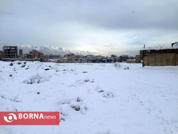 بارش نخستین برف پاییزی در تهران