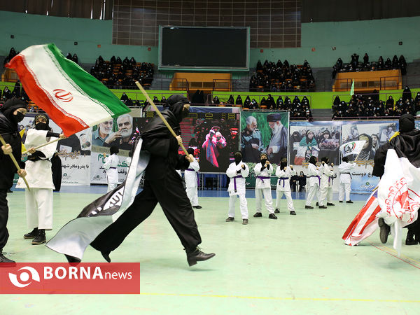 اجتماع دختران حاج قاسم - ورزشگاه ۱۲هزار نفری آزادی