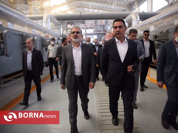 بازدید مدیرعامل بانک صنعت و معدن از طرح های تولیدی فارس