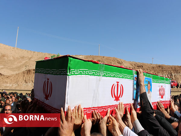 تشییع پدر شهیدان اکبری-صفاشهر