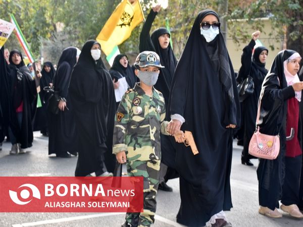 راهپیمایی ۱۳ آبان در گرگان