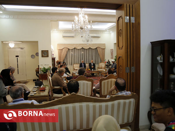 دیدار صمیمی وزیر ورزش وجوانان و سفیر ایران در اندونزی با خبرنگاران حاضر در بازی های پاراآسیایی جاکارتا