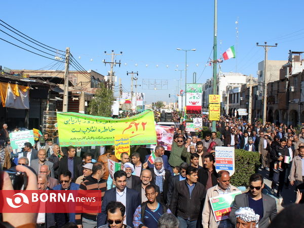 راهپیمایی یوم الله 22 بهمن در ماهشهر و امیدیه