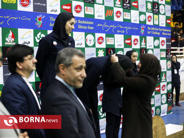 دیدار نهایی و اختتامیه بیست و نهمین دوره مسابقات بین المللی بدمینتون جام دهه فجر در شیراز