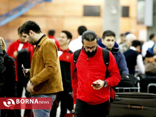 بازگشت تیم فوتبال پرسپولیس به ایران