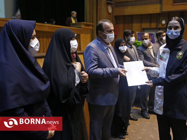 مراسم تجلیل از بانوان قهرمان مربیان ، داوران بین‌المللی استان فارس