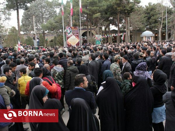تشییع پیکر مطهر سرباز شهید رضا مرادی علمدار