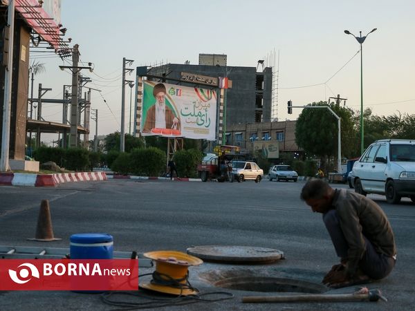 ششمین روز تبلیغات انتخاباتی در منطقه آزاد اروند