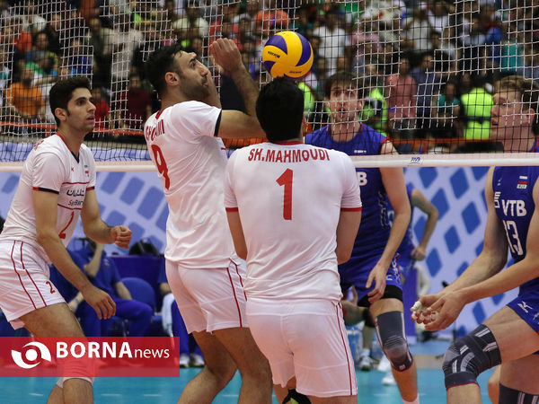 دیدار تیم ملی والیبال ایران - روسیه