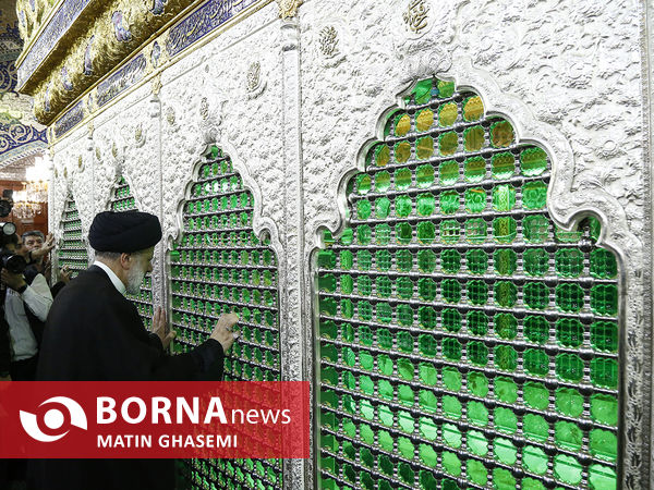 تشرف آیت‌الله رئیسی به حرم مطهر حضرت رقیه(س)