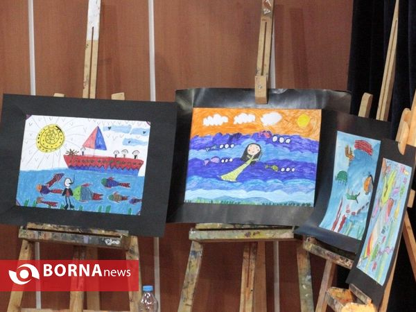 مراسم اختتامیه اولین مسابقه بزرگ نقاشی دانش آموزان گیلان