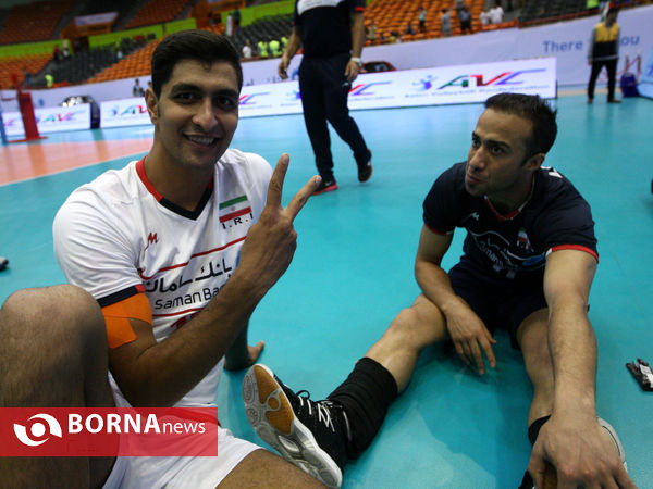 دیدار والیبال ایران - تایلند قهرمانی آسیا