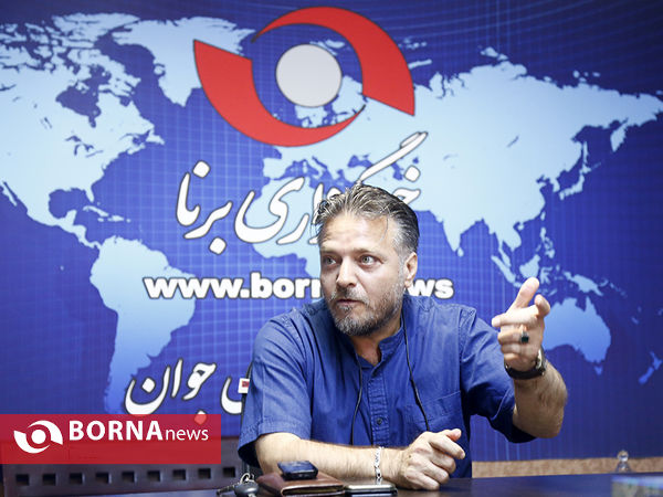 حضور علیرضا نجف زاده در خبرگزاری برنا