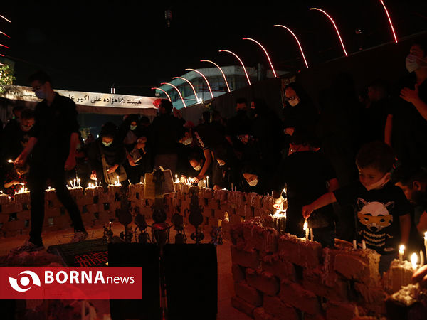 مراسم شام غریبان در میدان امام حسین (ع)