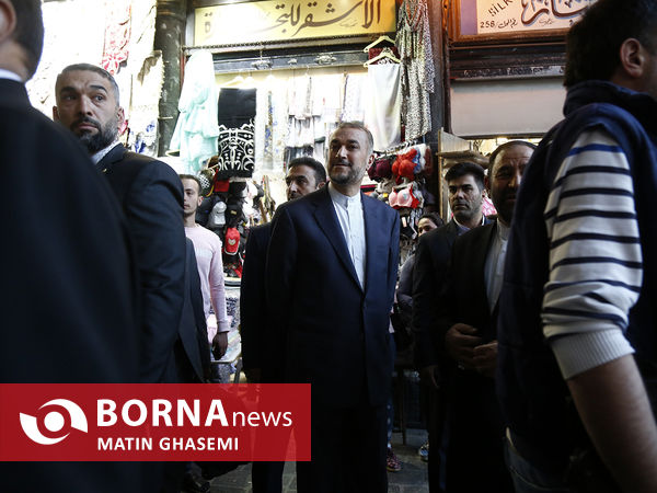 بازدید رییس جمهور از مسجد امویی دمشق