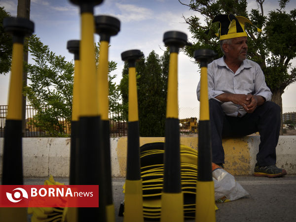 حاشیه دیدار تیم های فوتبال پرسپولیس و سپاهان