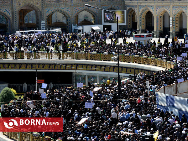 تشییع پیکرشهدای گمنام در مشهد