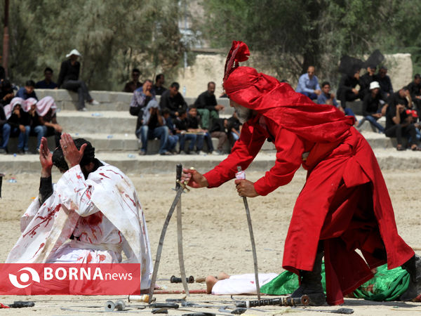 تعزیه روز عاشورا در روستای چاه شرف شهرستان مُهر استان فارس