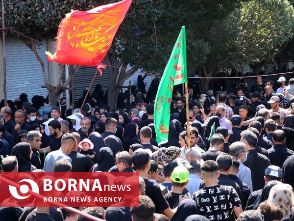 پیاده روی جاماندگان اربعین در شهرستان ری