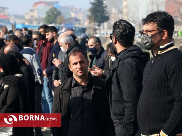 مراسم تشییع پیکر، علیرضا حسنی مقدم، مربی تیم نونهالان ملوان بندرانزلی