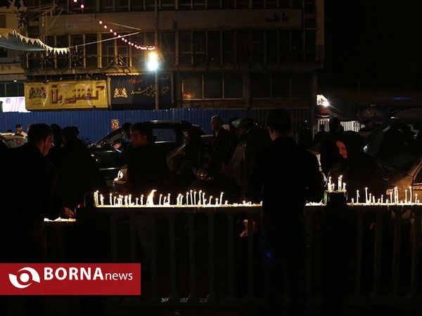 شام غریبان در محله گلوبندک تهران