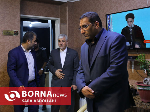 حضور حمید سجادی وزیر ورزش در خبرگزاری برنا