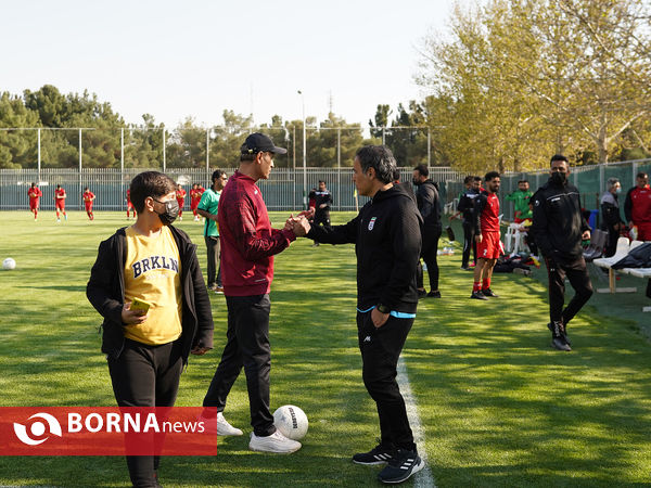 دیدار تیم ملی فوتبال امید ایران - پرسپولیس