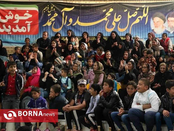 جشن همدلی در منطقه سیل زده سعدی شیراز