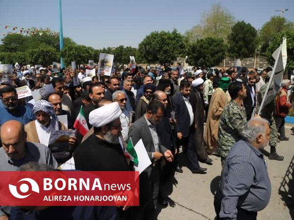 راهپیمایی روز جهانی قدس در خرمشهر