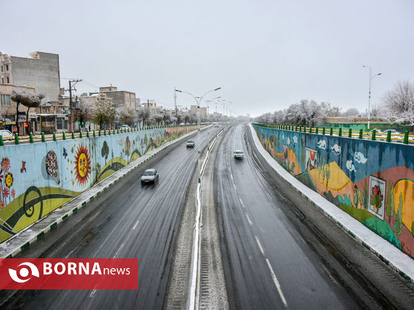 چهره زمستانی اراک در آخرین ماه پاییز