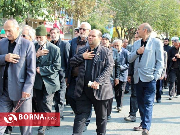 پیاده‌روی جاماندگان اربعین در شهرقدس