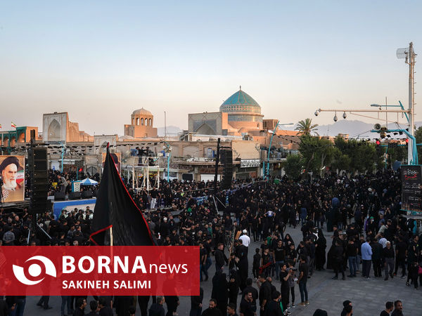 اجتماع دسته های عزاداری در امیر چقماق یزد