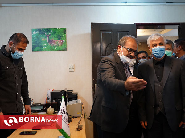 بازدید وزیر ورزش و جوانان از دفاتر فدراسیون ها