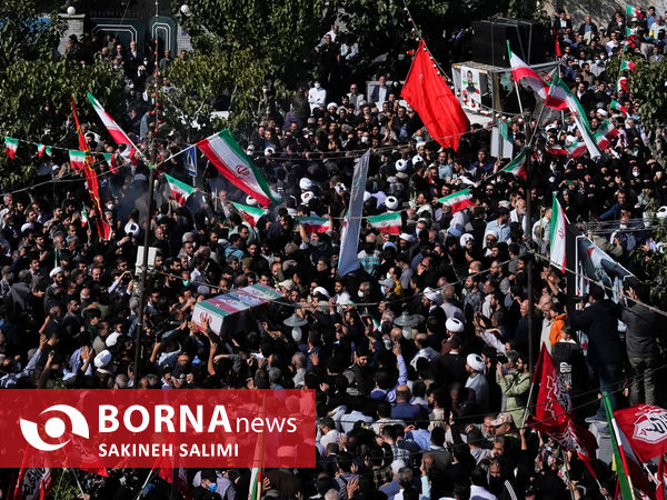 تشییع پیکر طلبه شهید آرمان علی‌وردی