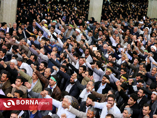 دیدار مردم نجف‌آباد با رهبر انقلاب