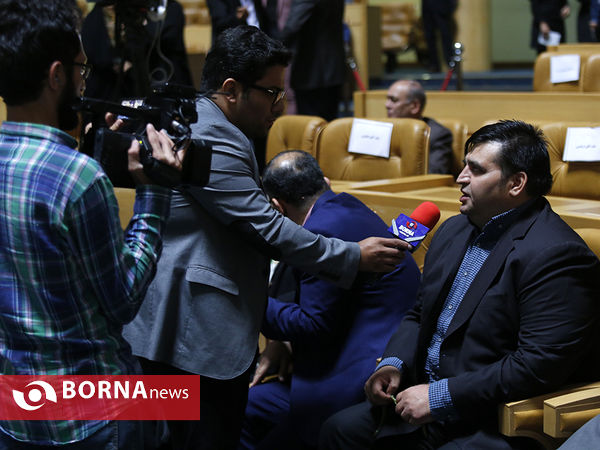 در حاشیه دیدار صمیمی ریاست جمهور با ورزشکاران
