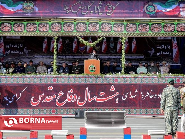 رژه نیروهای مسلح در آذربایجان شرقی