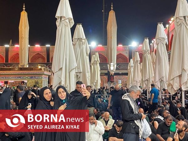 حرم حضرت علی(ع) در شب اربعین حسینی