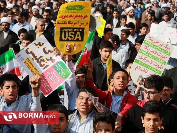 راهپیمایی حمایت از ولایت و اقتدار کشور - اهواز