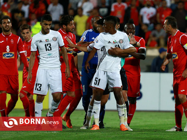 دیدار تیم های فوتبال پرسپولیس- الجزیره امارات