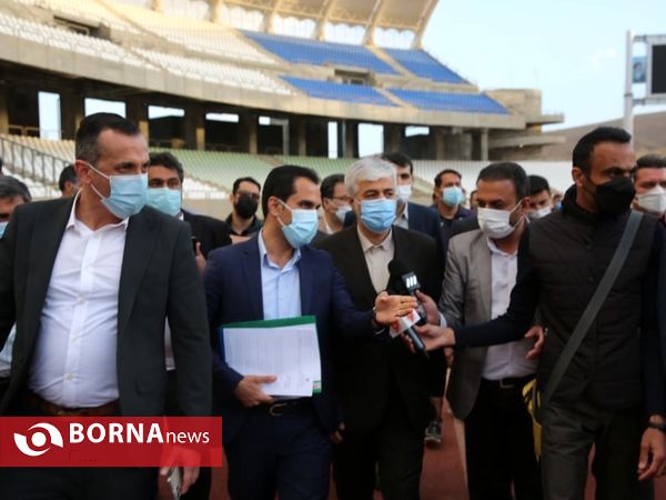 بازدید وزیر ورزش و جوانان از ورزشگاه پارس شیراز