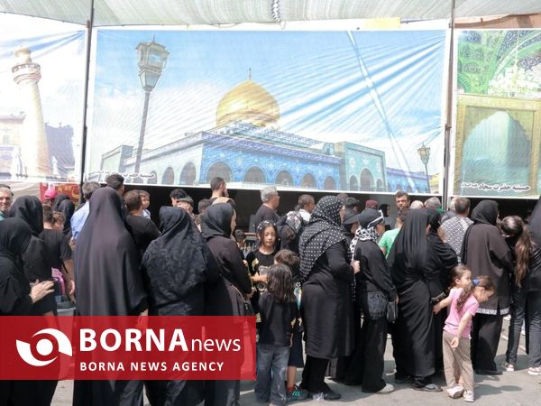 مراسم جاماندگان اربعین حسینی در شهرستان ری