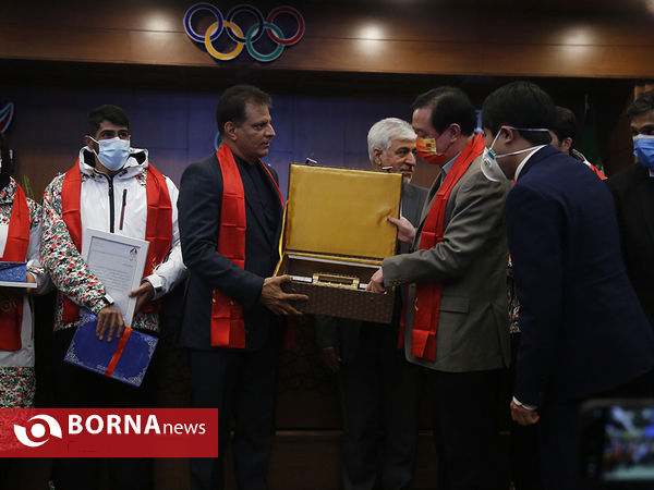 مراسم بدرقه کاروان اعزامی به المپیک زمستانی پکن